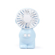 Mini Ventilateur Portable USB 2 Pièces Avec Veilleuse Recharge Rapide Batterie Lithium 300 mAh Vert Pour Bureau Et Extérieur ...