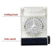 Ventilateur Solaire 4 En 1 Avec Lampe LED Lampe Torche Et Batterie 2000 mAh Silencieux Portable - www.yonis-shop.com