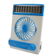 Ventilateur Solaire 4 En 1 Avec Lampe LED Lampe Torche Et Batterie 2000 mAh Silencieux Portable - www.yonis-shop.com
