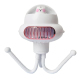 Ventilateur De Poussette Sans Pales Rose Silencieux 4 Vitesses Rechargeable USB Avec Veilleuse Et Tête Oscillante - www.yonis...