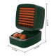 Mini Ventilateur Rafraîchisseur D’Air USB De Bureau Silencieux Avec Brumisation 3 Vitesses Batterie 12000 mAh - www.yonis-sho...