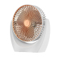 Ventilateur De Bureau USB Portable En U Silencieux À Batterie Intégrée 1200 mAh Grille Amovible