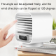 Mini Ventilateur USB Portable Pour Bureau À 3 Vitesses Orientation Réglable À 120° Bruit Inférieur À 36 dB - www.yonis-shop.com