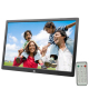 Cadre Photo Numérique 17 Pouces Lecteur Multimédia 1080P LED Vidéo USB SD MS MMC Blanc - www.yonis-shop.com