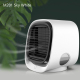 Ventilateur Rafraîchisseur D’Air USB Portable Pour Bureau Avec Réservoir Visible 3 Vitesses Flux Orientable À 120° - www.yoni...