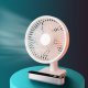 Ventilateur De Bureau Électrique À Oscillation Automatique Avec Écran LED 4 Vitesses Batterie 5000 mAh USB C - www.yonis-shop...