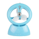 Mini Ventilateur De Bureau USB Rechargeable Avec Brumisateur Silencieux À 3 Vitesses Réservoir 38 ml Orientable - www.yonis-s...