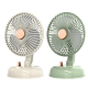 Ventilateur De Bureau USB Silencieux Autonome 2000mAh Oscillant À 180° 6W Grille Amovible Lavable - www.yonis-shop.com