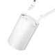 Ventilateur De Cou À Batterie 2000 mAh Sans Hélice Rechargeable USB 3 Vitesses Silencieux Blanc