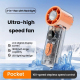 Ventilateur Portable À Main Rafraîchissant 100 Vitesses Moteur Sans Balais Silencieux Affichage LED Lampe Torche Batterie 180...