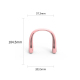 Ventilateur De Cou Portable USB Pour Extérieur Avec Silicone Médical Confortable Angle Réglable Et Batterie 1200 mAh - www.yo...