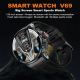 Montre Connectée Écran Couleur 1.85 Pouces Appels Bluetooth Surveillance Cardiaque Tension Artérielle Oxygène Sang - www.yoni...