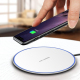 Chargeur Sans-Fil Qi Ultra-Fin Support Charge Rapide Compatible Smartphone Android iPhone Blanc - www.yonis-shop.com