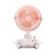 Ventilateur De Bureau USB Rechargeable Avec Veilleuse LED Rotation Et Inclinaison 45° Autonomie 90 À 300 Minutes - www.yonis-...