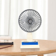 Ventilateur De Bureau USB Silencieux À 3 Vitesses 5 Pales Batterie 1200 mAh Autonomie 1 À 2 h