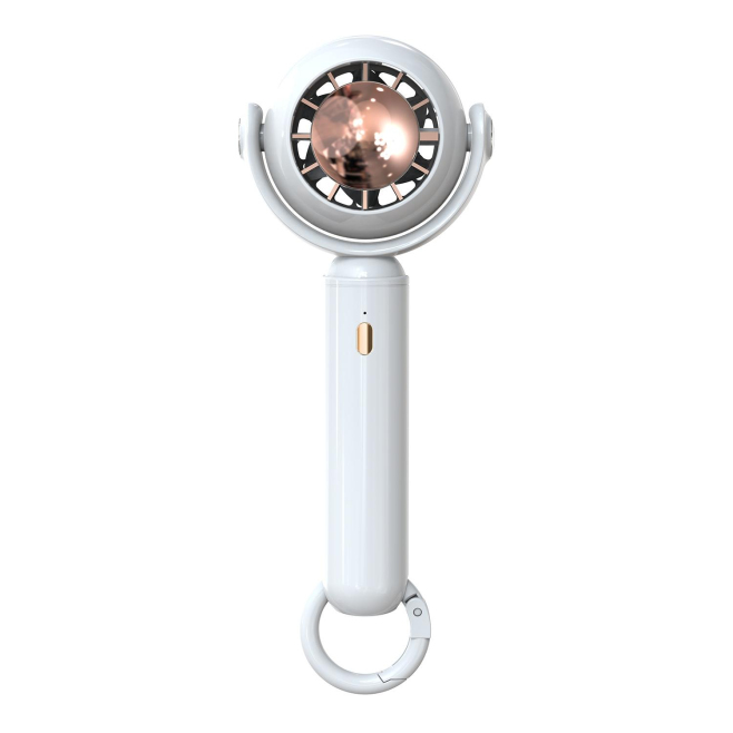 Mini Ventilateur Portable Rechargeable À Main Et De Bureau 3 Vitesses USB C Avec Mousqueton - www.yonis-shop.com