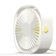 Mini Ventilateur De Bureau USB Rose À Rotation 360° 3 Vitesses Moteur Sans Balais Silencieux Portable - www.yonis-shop.com