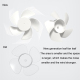 Mini Ventilateur De Bureau USB Rose À Rotation 360° 3 Vitesses Moteur Sans Balais Silencieux Portable - www.yonis-shop.com