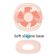 Mini Ventilateur De Bureau Portable Silencieux USB Avec Batterie Lithium 900mAh Rose Pour Étudiant Et Extérieur - www.yonis-s...