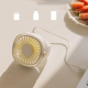 Mini Ventilateur De Bureau Portable Silencieux USB Avec Batterie Lithium 900mAh Rose Pour Étudiant Et Extérieur - www.yonis-s...
