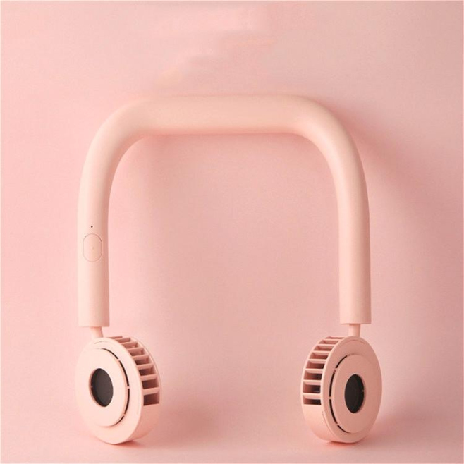 Ventilateur De Cou Portable Rechargeable USB À 3 Vitesses Avec Angle Réglable Design Ergonomique Et Poids Léger De 192 G - ww...
