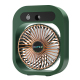 Ventilateur De Bureau Avec Brumisation USB Rechargeable 3 Vitesses Réservoir D’Eau Grande Capacité 1200 mAh - www.yonis-shop.com