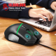 Souris Gamer PC Optique Jeu Gaming USB 3800 dpi Ordinateur LED Colorée 6 Boutons Noir - www.yonis-shop.com