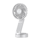 Ventilateur Portable Pliable 3 En 1 Avec Support Téléphone Magnétique LED Et 3 Vitesses Recharge USB C - www.yonis-shop.com