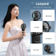 Ventilateur À Main Pliable Pour Se Rafraîchir Avec Écran LED 5 Vitesses Batterie 2400 mAh Et Lanière - www.yonis-shop.com