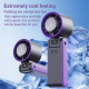Ventilateur De Poche Pliable Avec Refroidissement Par Glace 3600mAh Vent Puissant 12m/s Et Longue Autonomie - www.yonis-shop.com