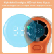 Mini Ventilateur Portable À Main Avec Affichage LED Moteur Brushless Batterie 2000mAh Et Alimentation USB Type C - www.yonis-...
