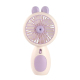Mini Ventilateur Portable Rechargeable USB Pour Se Rafraîchir Avec Veilleuse 2 Vitesses À Main Ou De Bureau