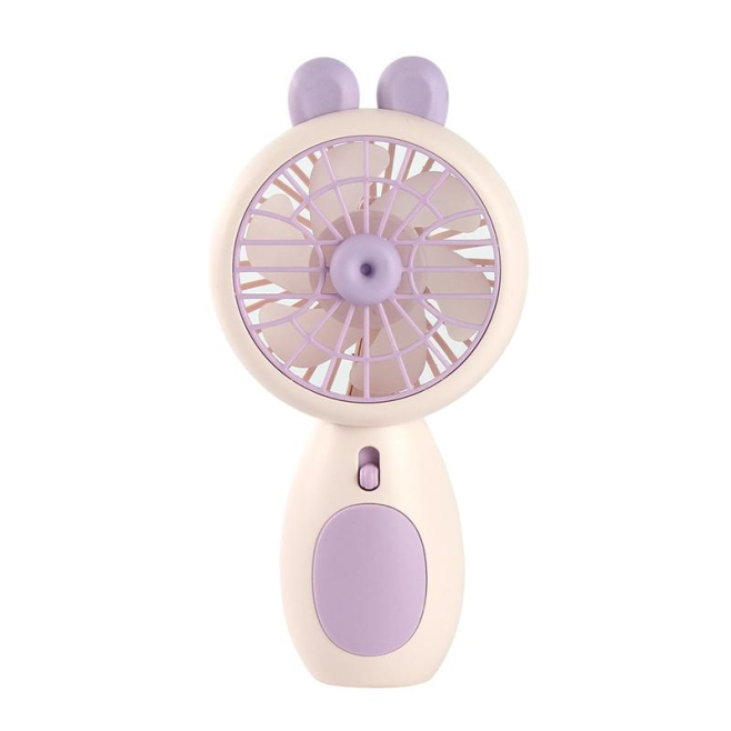 Mini Ventilateur Portable Rechargeable USB Pour Se Rafraîchir Avec Veilleuse 2 Vitesses À Main Ou De Bureau - www.yonis-shop.com