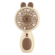 Mini Ventilateur Portable Rechargeable USB Pour Se Rafraîchir Avec Veilleuse 2 Vitesses À Main Ou De Bureau - www.yonis-shop.com