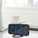 Réveil Multifonction Miroir Affichage LED 2 Ports Chargement USB Ajustement Luminosité Automatique Vert - www.yonis-shop.com
