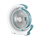 Ventilateur De Bureau Portable Rechargeable USB C Avec Éclairage Réglable 3 Vitesses Et Rotation À 360° - www.yonis-shop.com