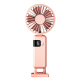 Mini Ventilateur Portable À Suspendre Au Cou Pliable 5 Vitesses Affichage Numérique USB Type C Autonomie 4 À 7 Heures - www.y...