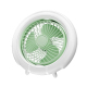 Mini Ventilateur De Bureau Pliable Pour Camping Rechargeable USB Silencieux 3 Vitesses Autonomie 3 À 5 Heures Vert