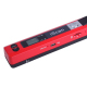 Scanner à Plat Portable Windows Mac OS Scanneur Capture Image A4 PDF JPG TF USB Rouge - www.yonis-shop.com