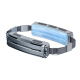 Ventilateur De Ceinture Portable Pour Sport Extérieur Refroidissement Avant Arrière Batterie 5000 mAh Module PCM Amovible