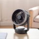 Ventilateur De Bureau Rechargeable Avec Oscillation Automatique Batterie 6000 mAh Éclairage LED Et 4 Vitesses - www.yonis-sho...