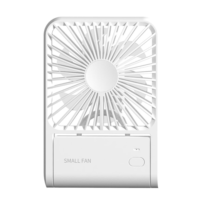 Ventilateur De Bureau Et Mural Pliable Rechargeable USB Type C Silencieux 3 Vitesses Batterie 1200 mAh Réglage À 180 Degrés -...