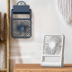 Ventilateur De Bureau Et Mural Pliable Rechargeable USB Type C Silencieux 3 Vitesses Batterie 1200 mAh Réglage À 180 Degrés -...