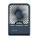 Ventilateur De Bureau Et Mural Pliable Rechargeable USB Type C Silencieux 3 Vitesses Batterie 1200 mAh Réglage À 180 Degrés -...