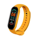 Bracelet Connecté Android iOS Montre Cardio Écran 0.96 Pouce Bluetooth Étanche IP67 Rouge - www.yonis-shop.com