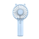 Mini Ventilateur Portable Rechargeable À Main Et De Bureau Avec Support Smartphone 3 Vitesses 7 Pales Silencieux