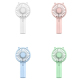 Mini Ventilateur Portable Rechargeable À Main Et De Bureau Avec Support Smartphone 3 Vitesses 7 Pales Silencieux - www.yonis-...