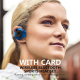 Casque Bluetooth Lecteur MP3 Sans Fil Radio FM Autonomie 10 h Carte Micro SD Rouge - www.yonis-shop.com