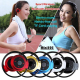 Casque Bluetooth Lecteur MP3 Sans Fil Radio FM Autonomie 10 h Carte Micro SD Rouge - www.yonis-shop.com