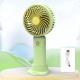 Mini Ventilateur Portable Rechargeable USB Avec Support Téléphone 3 Vitesses Silencieux 500 mAh